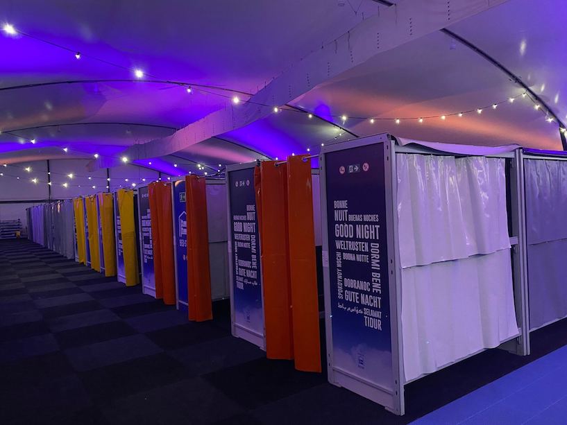 Pop up hostel